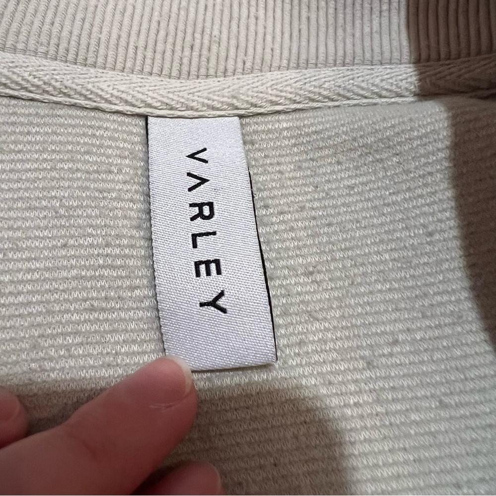 Varley Cream Bomber Jacket - Picture 5 of 9